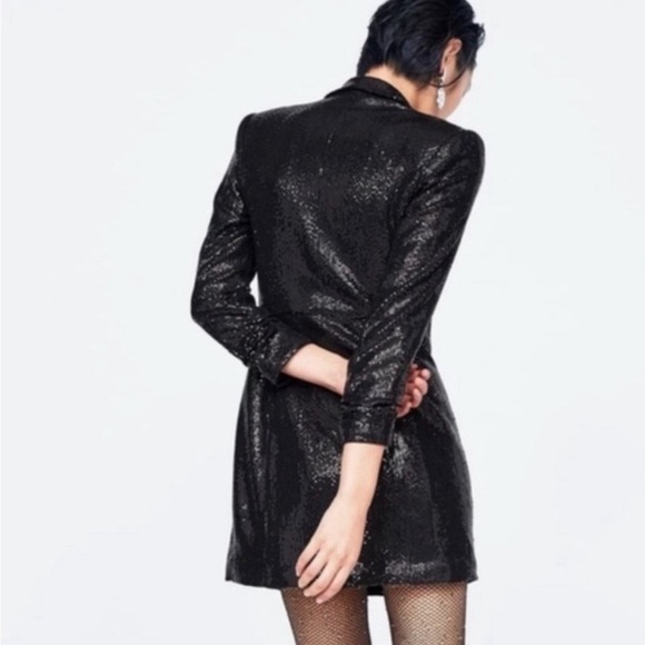 Sequin Zara Blazer Dress - Picture 4 of 7